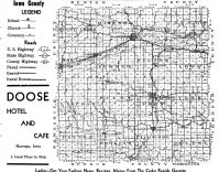 County Map, Iowa County 1936